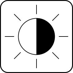 Icons für Lichteinstellung