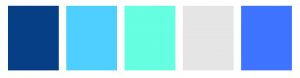 Bad-Farbpalette-blau